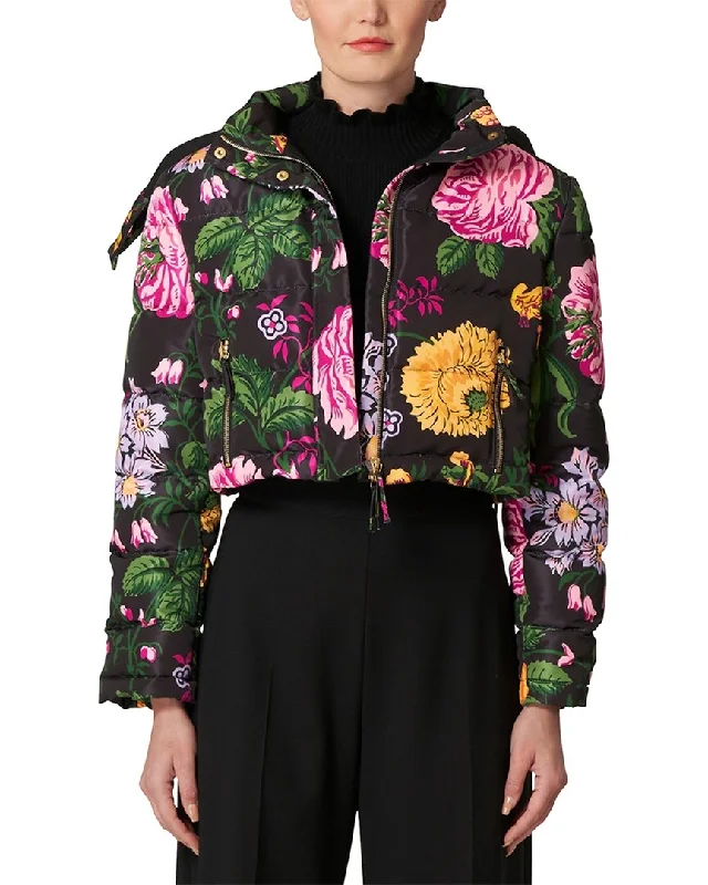 Carolina Herrera Cropped Puffer Coat Artistic Women's Avant - 