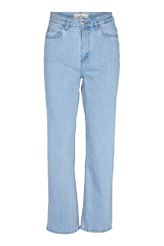 Ellen Jeans - Light Wash Dapper Women's Bow - adorned
