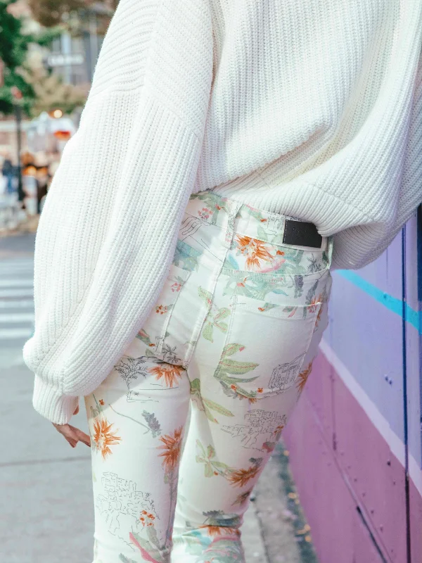 Bowery Skinny in Tropics Bold Women's Statement