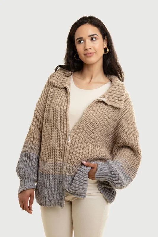 Zip Up Sequin Cardigan Refined Women's Velvet