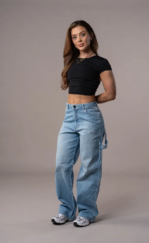 Womens Carpenter Fitjeans - Arctic Light Blue Earthy Women's Hemp - based