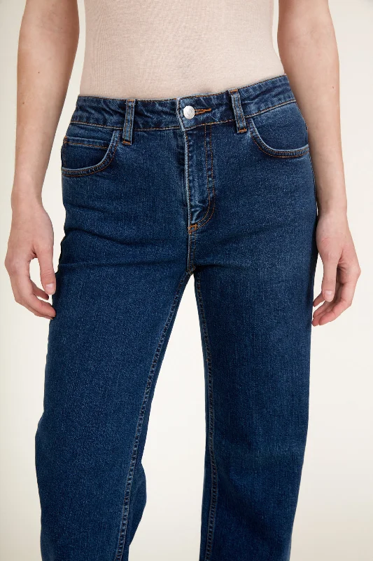 Elisa Jeans - Mid Blue Stylish Women's Tropical 