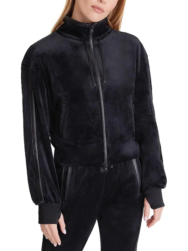 Womens Velour Sporty Soft Shell Jacket Country