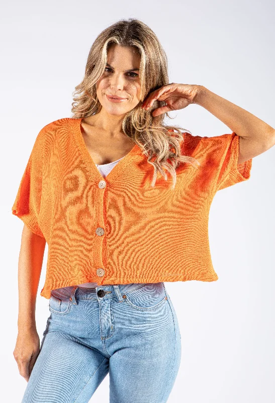 Fine Knit Relaxed Cardigan Cashmere