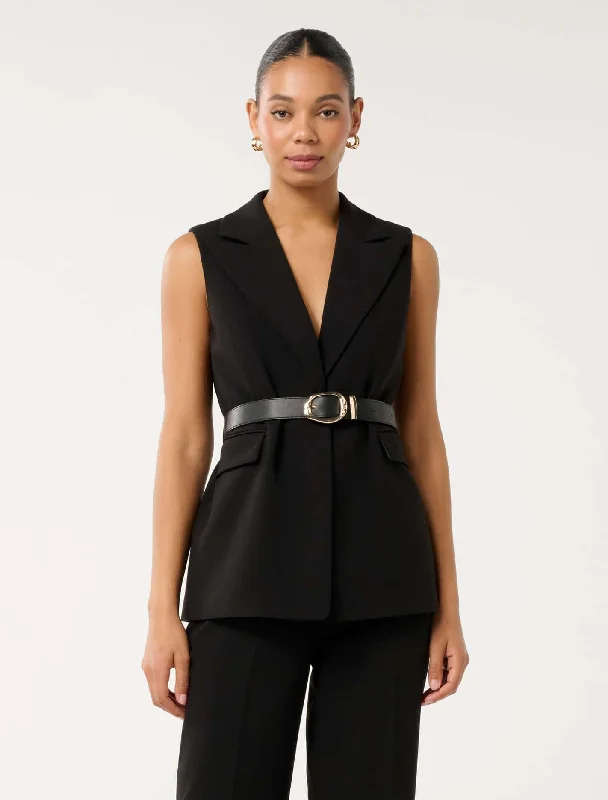 Mackenzie Sleeveless Blazer Scandinavian