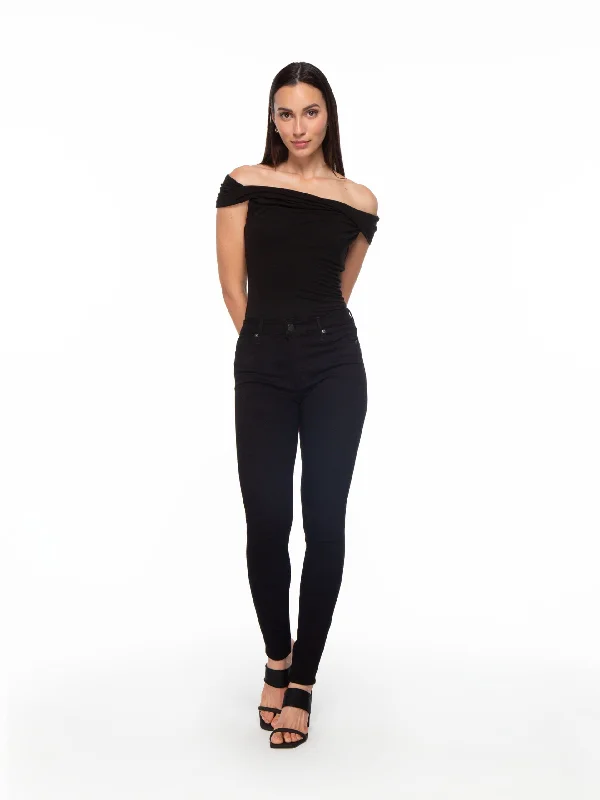 Bombshell Skinny in Noir Classic Women's Tweed