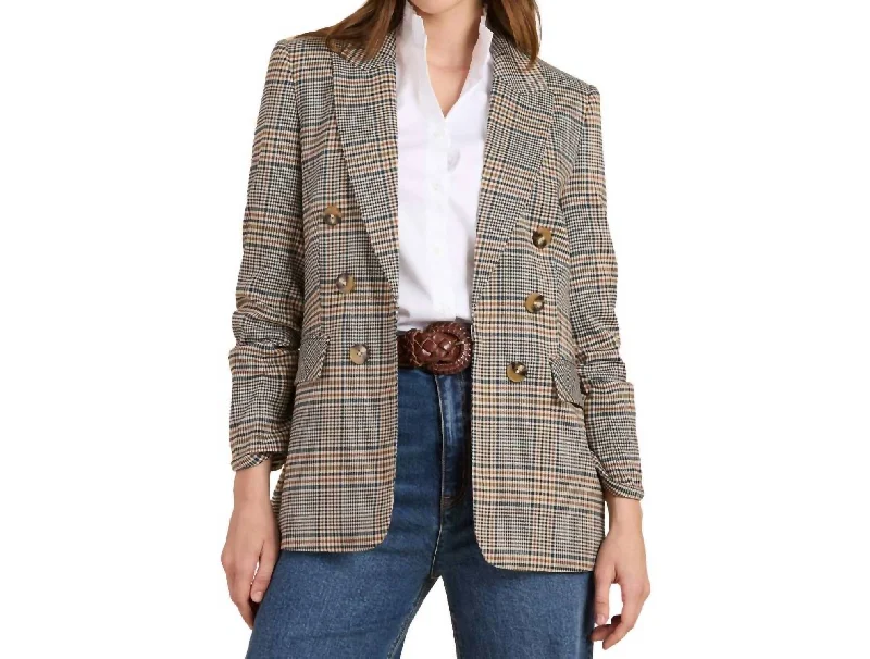 Blair Buckingham Plaid Jacket Sophisticated Women's Tailored