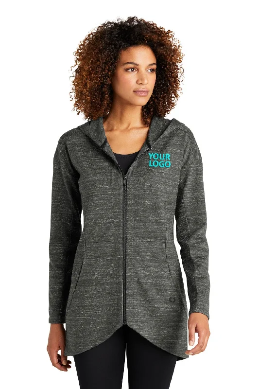 OGIO Ladies Flux Custom Full-Zip Hoodies, Tarmac Grey Practical Women's Multi - 