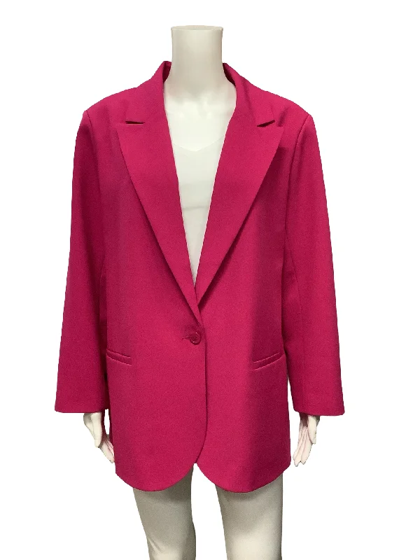 Liverpool Boyfriend Blazer Pink Size: XL Relaxed Women's Beachy