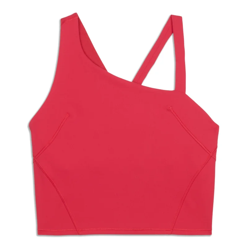 Asymmetrical Tennis Tank Top - Resale Stylish Women's Neon