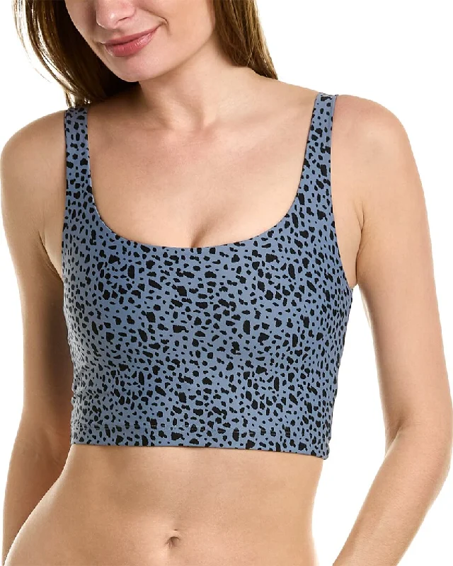 ALL ACCESS Tempo Crop Bra Polished Women's Silk