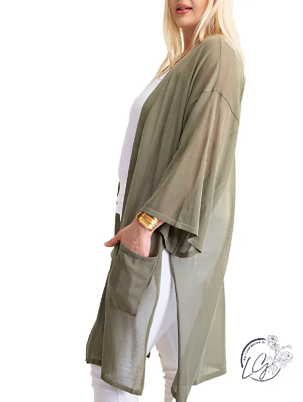 Boost The Mood Long Cardigan Feminine Women's Style 