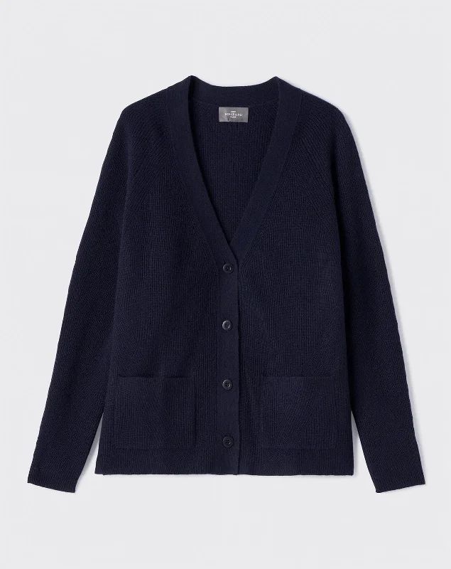 Ribbed cardigan Sophisticated Women's Tailored