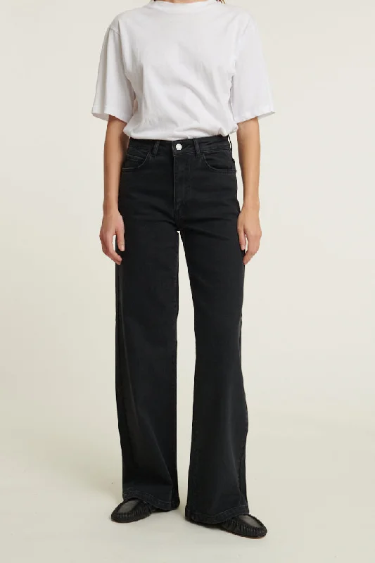 Enya Jeans - Black Refined Women's Hand - crafted