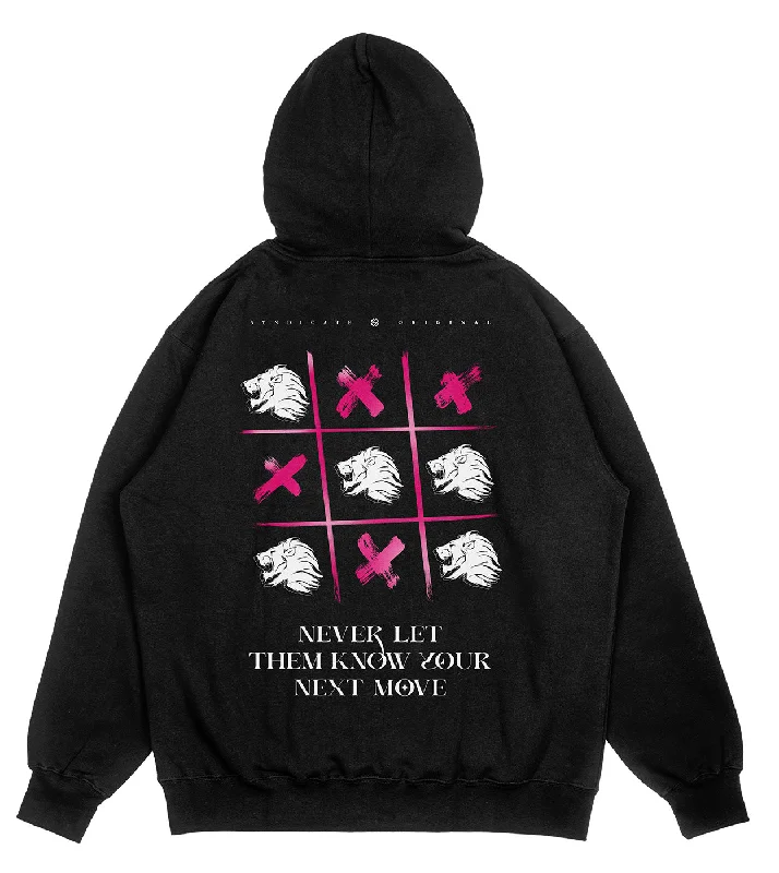 Next Move Hoodie Black/Pink Feminine Women's Style 
