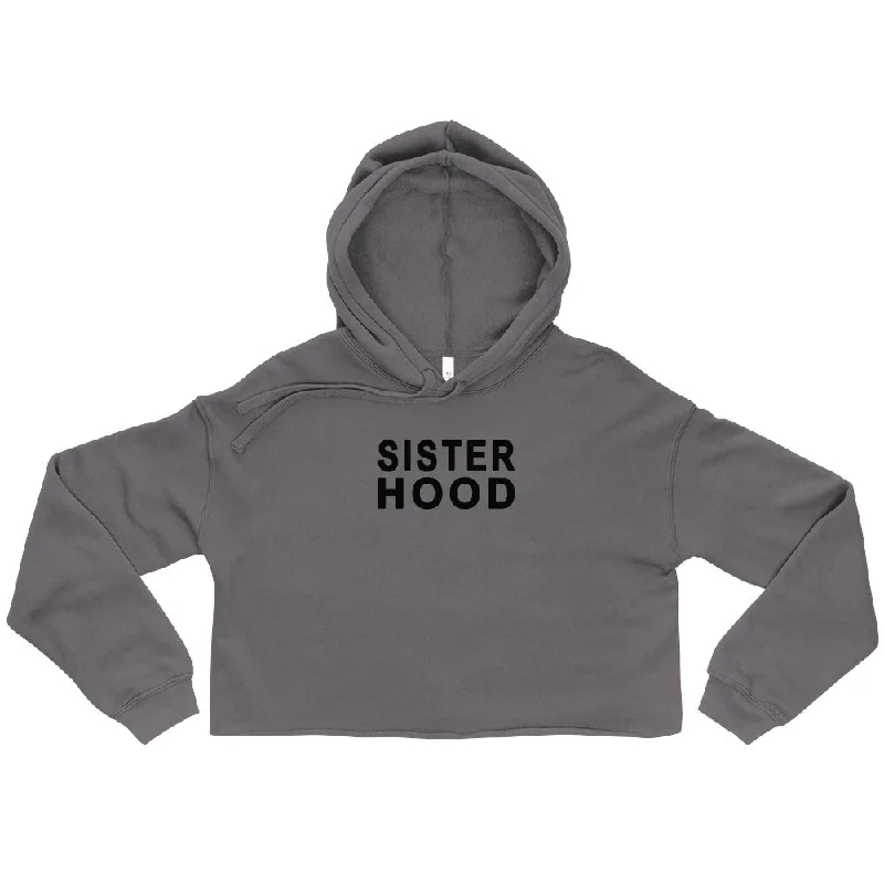EVERYDAY FLEECE, COZY CHIC CROPPED HOODIE - SISTER HOOD Refined Women's Classic 