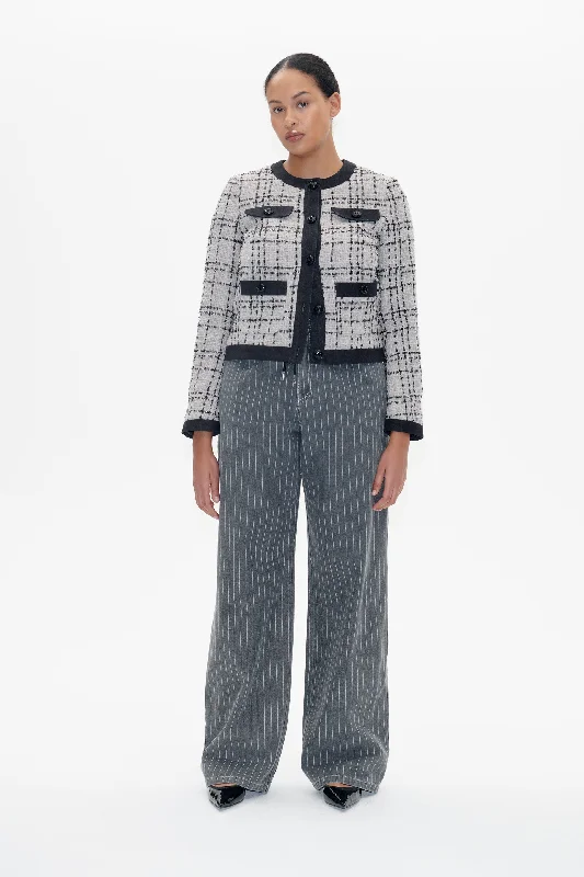 BEATE | Grey Boucle Scandinavian