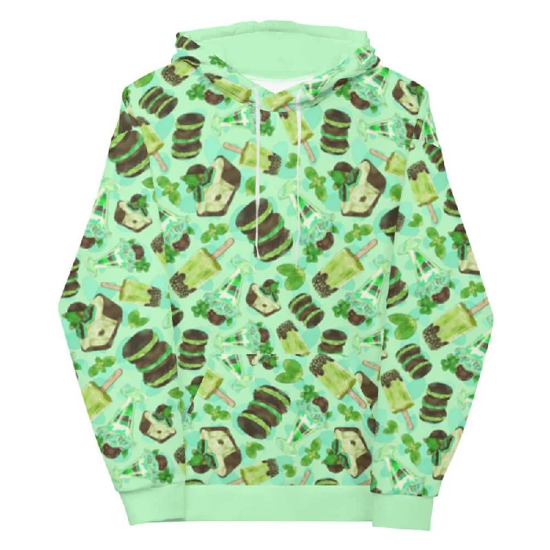 Choco Mint Hoodie Refined Women's Hand - crafted
