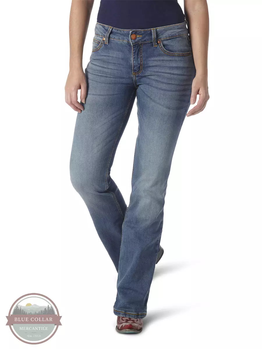 Retro Mae Mid Rise Boot Cut Jean 09MWZKM Traditional Women's Wool