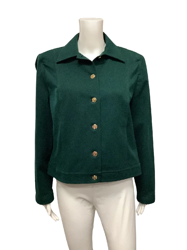 St John Women's Jacket Green Sport Essential Size: S Confident Women's Power