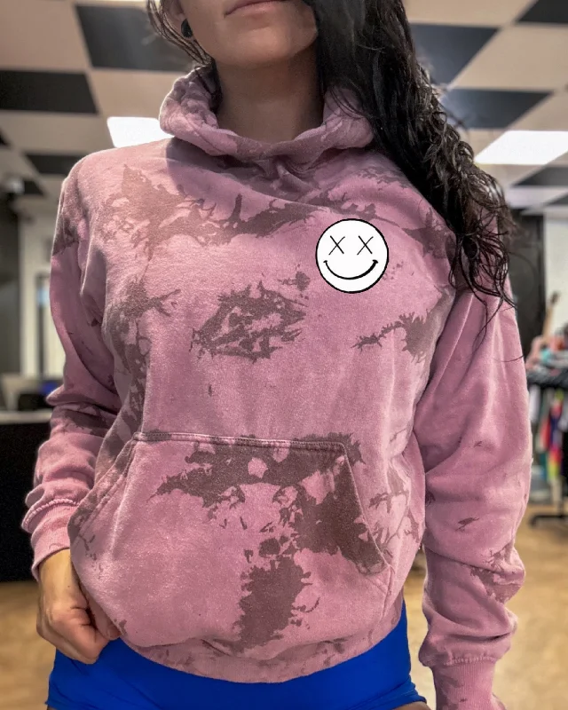 Salty Savage Unisex “OG Basic Smile” Tie Dye Hoodie | Basic European