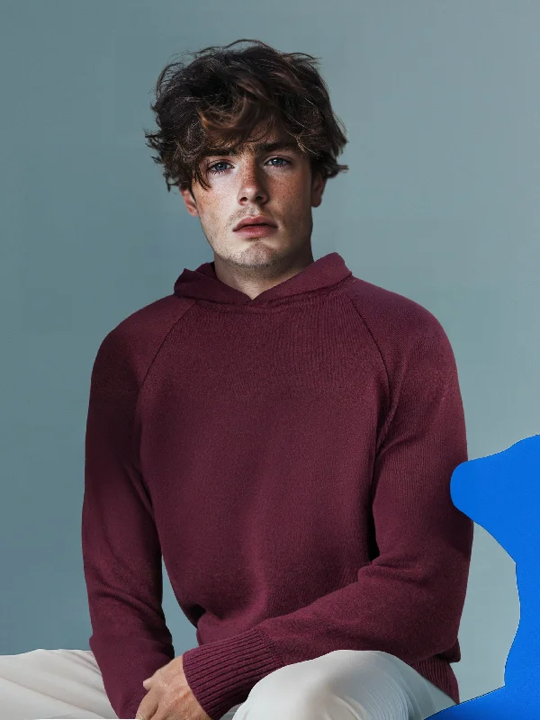 The Hoodie 2.0 - Konini Burgundy Disco