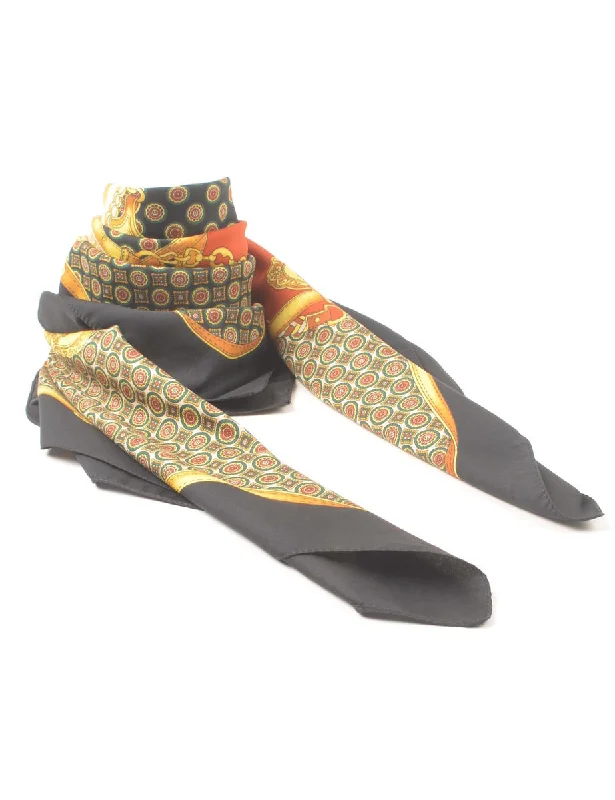 Classic Patterned Head Scarf - M Athletic Women's 