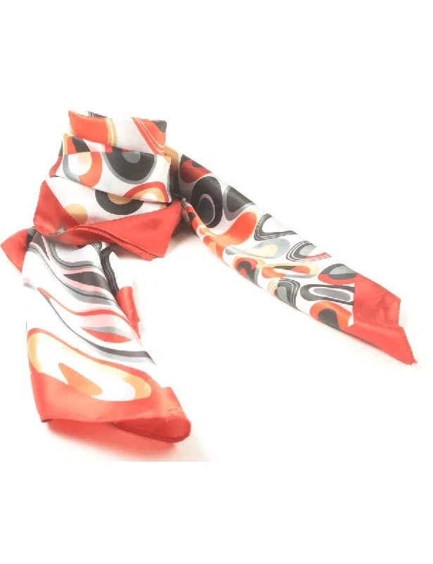Spotty Print Scarf - M Relaxed Women's 