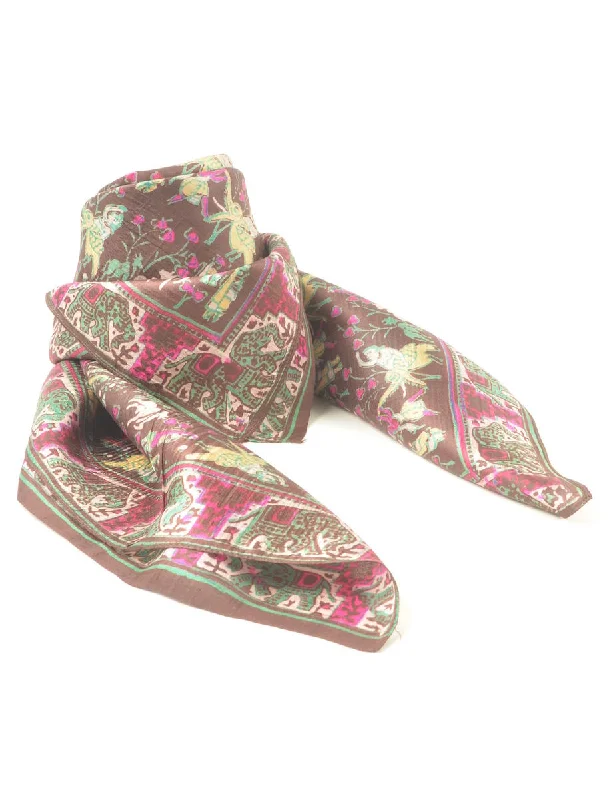 Ethnic Print Head Scarf - M French