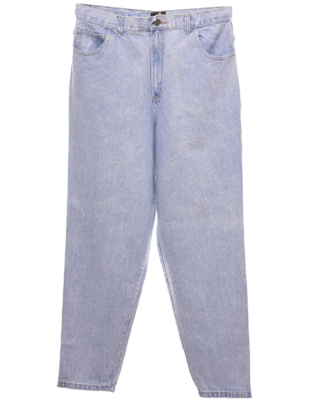 High Waist Tapered Jeans - W30 L30 Sharp Women's Italian