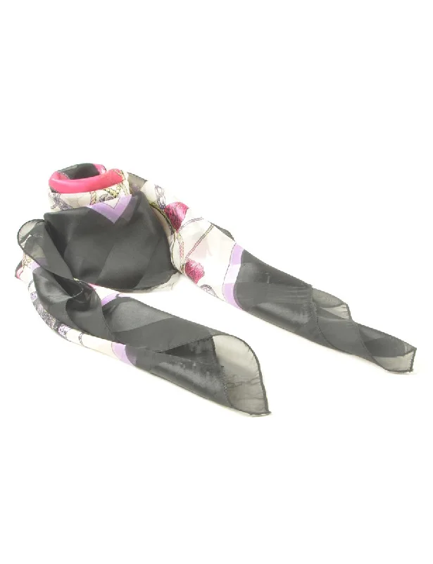Novelty Print Head Scarf - XL Casual Women's Japanese 