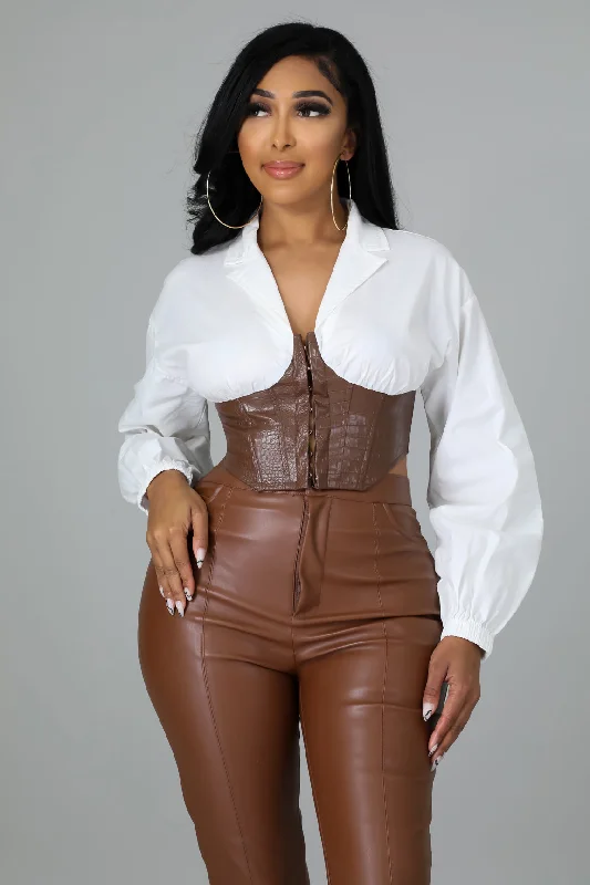 Our Spot Top Polished Women's Silk