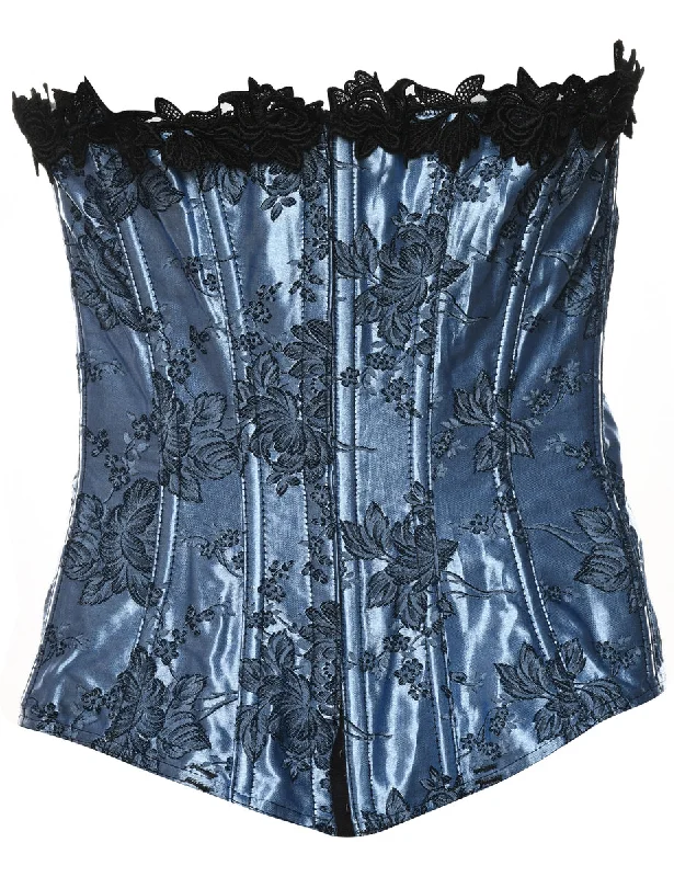 Floral Print Corset - S Traditional Women's Wool