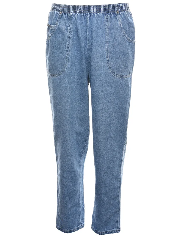 Cabin Creek Light Wash Denim Trousers - W26 L28 European