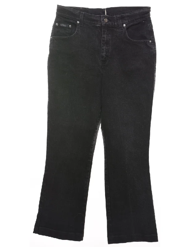 Black Bootcut Lee Jeans - W30 L27 Modern Women's Tech