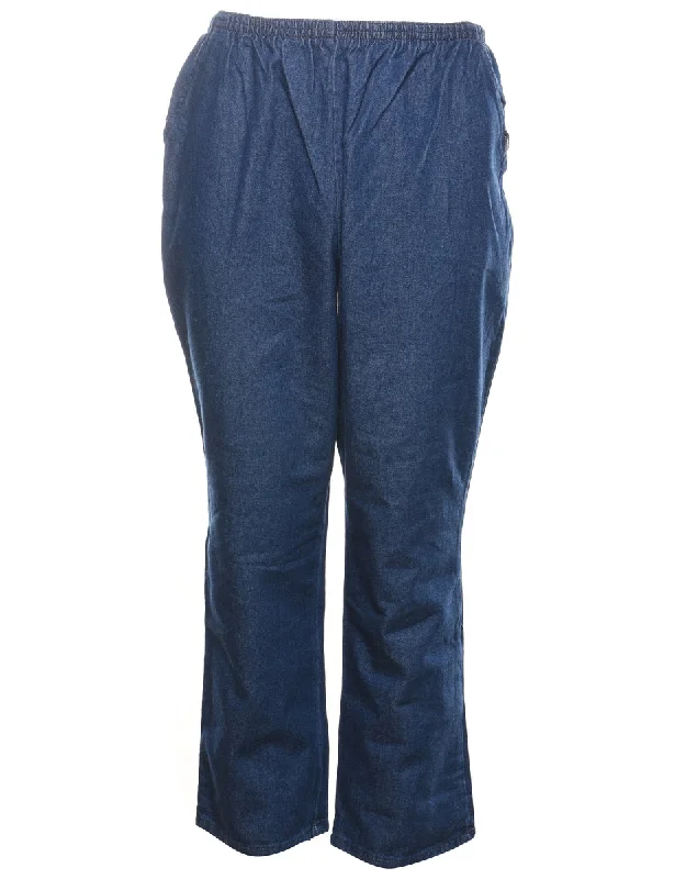 Medium Wash Classic Denim Trousers - W30 L27 Monochromatic All - in - one