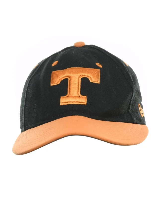 New Era Black & Orange Cap - XS Bold Women's Animal Print
