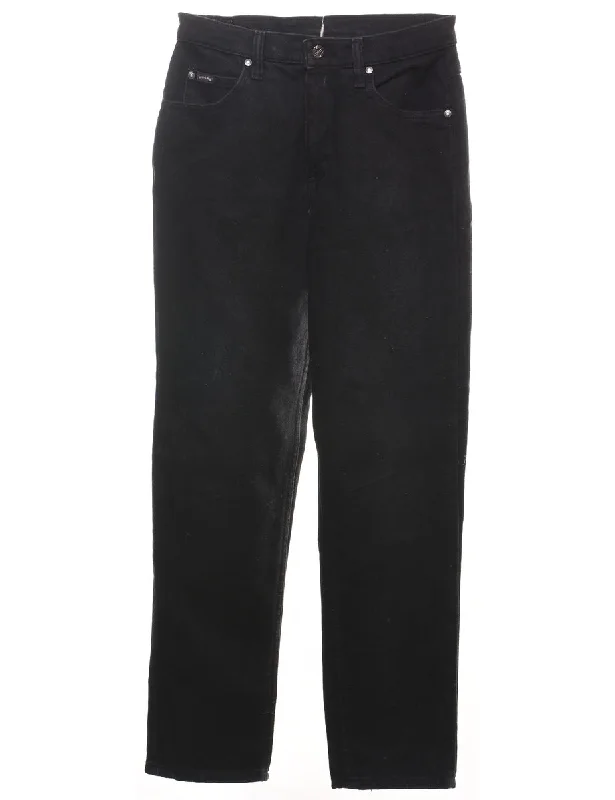 Black Tapered Lee Jeans - W29 L31 Rugged Women's Outdoor 