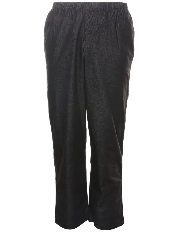 Black Denim Trousers - W26 L28 garde