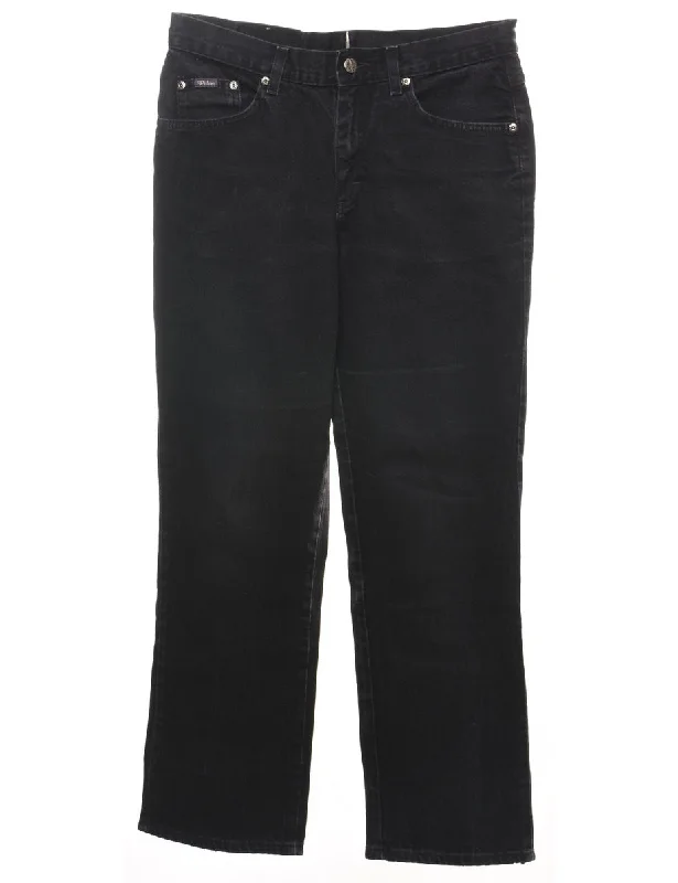 Black Straight-Fit Lee Jeans - W30 L28 Adventure