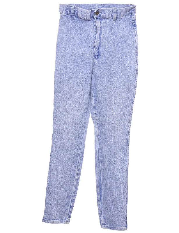 High Waist Tapered Jeans - W24 L30 Country