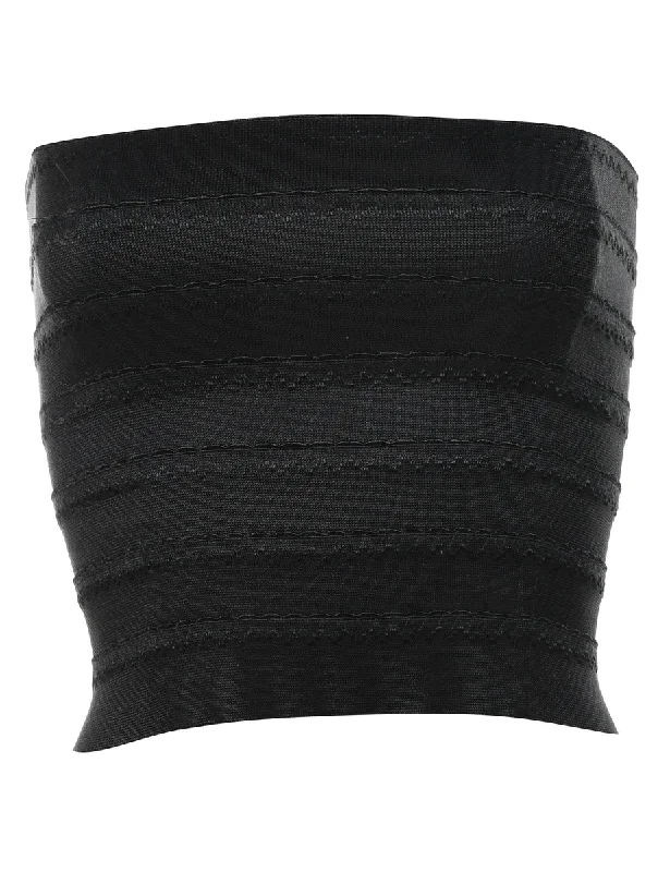 Black Bustier - XS Cashmere