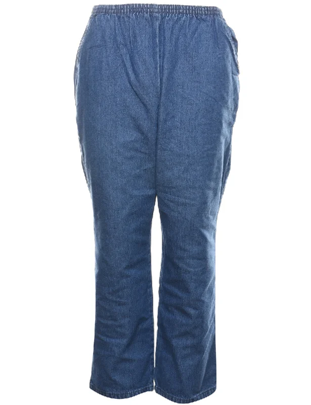 Medium Wash Denim Trousers - W24 L27 Refined Women's 