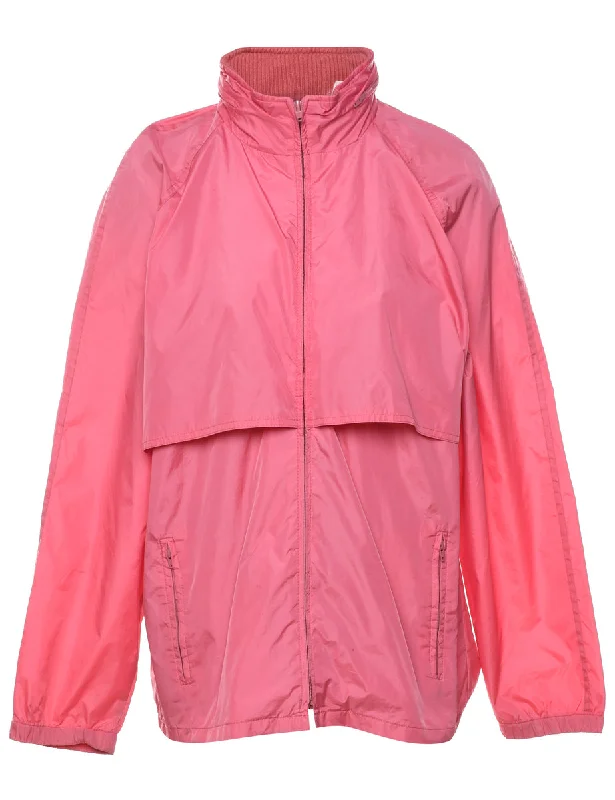 Woolrich Pink Nylon Jacket - M Bohemian Women's Free