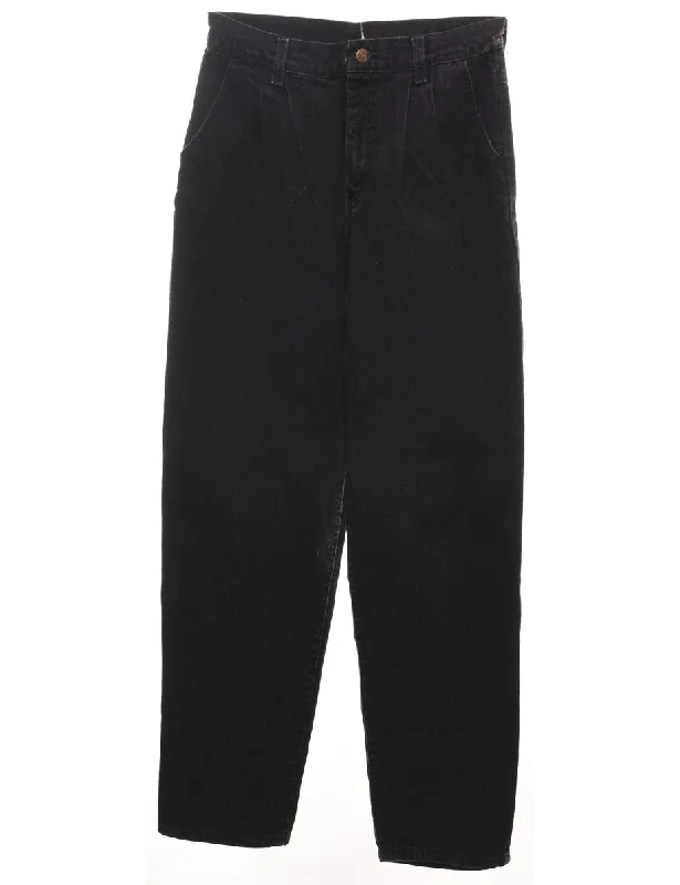 Tapered Black Lee Jeans - W28 L31 Business
