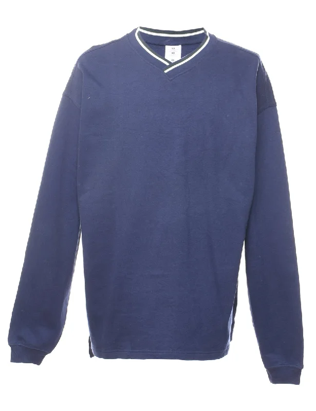 Navy Plain Sweatshirt - XL performance