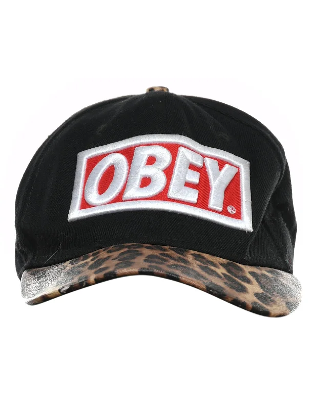 Obey Embroided Cap - XS Stylish Women's Neon