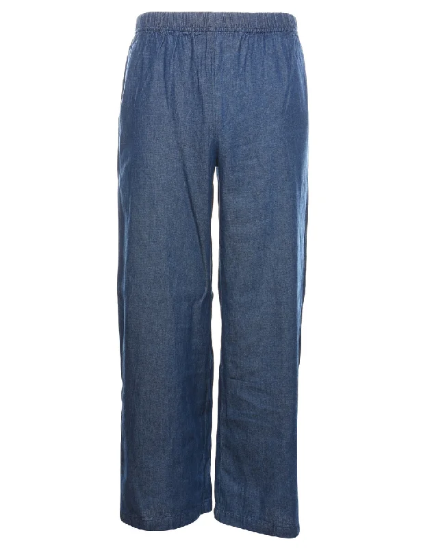 Casual Medium Wash Denim Trousers - W26 L28 Classic Women's Tweed