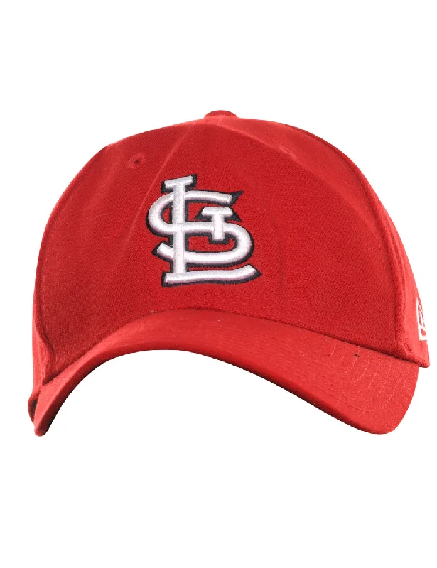 Red Embroided Cap - M Refined Women's Velvet