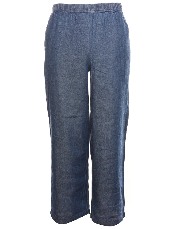 Medium Wash Casual Denim Trousers - W28 L30 Sporty Women's Tennis